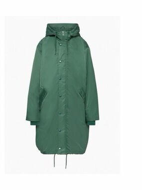 Aritzia Green Hooded Parka